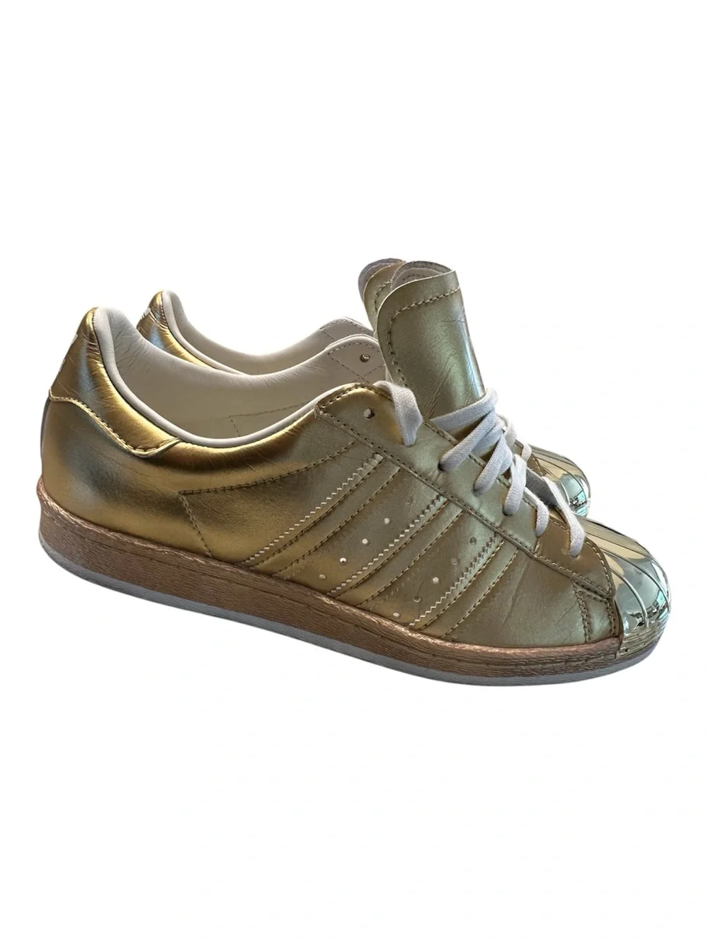 Adidas Originals 80's Metallic S82742Size 6.5 GOLD